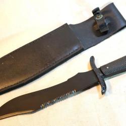 Couteau au pommeau à l'aigle factice sans doute DENIX ou autre - ref  EBR24NOI001