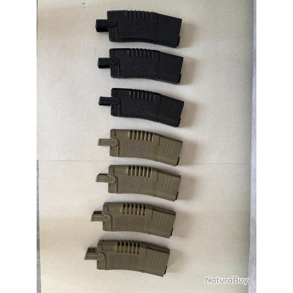 Lot de 7 chargeurs Mid-cap AMOEBA