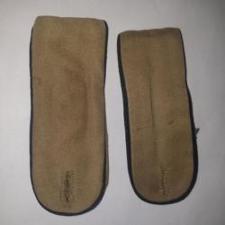 Épaulettes  beiges et noires   Allemand ww2  A25 3