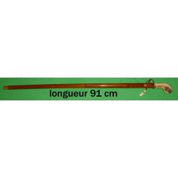 BELLE CANNE POMMEAU ANDOUILLIER DE CERF longueur 91cm