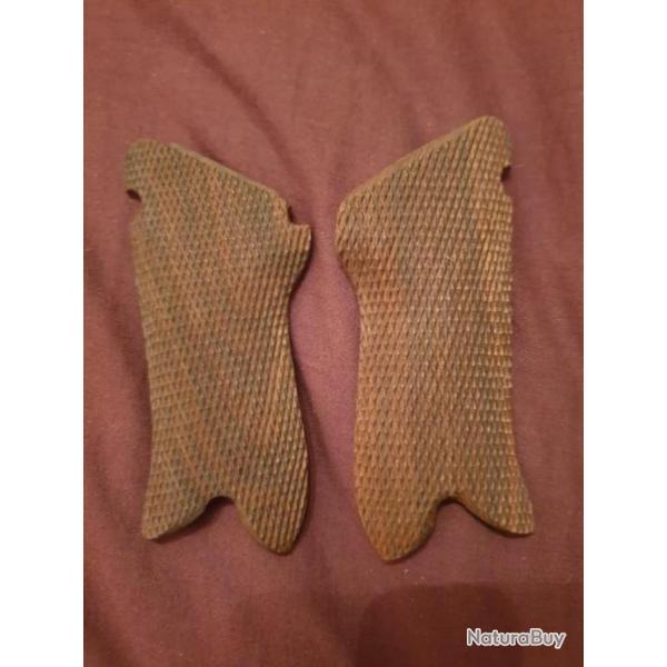 Paire de  plaquettes  marron P08   A25