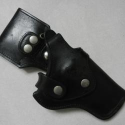 ancien étui cuir pour revolver Manurhin Police Nationale