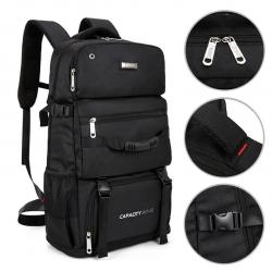 Sac à Dos Randonnée 90L Homme Femme Trekking Voyage Escalade Etanche Respirant Résistan Multi-Poches