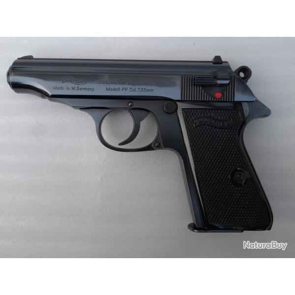 Pistolet WALTHER model PP - Calibre 7x65 Browning (32 acp)