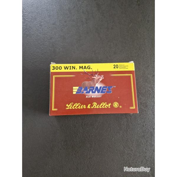 Munitions 300 WM Sellier Bellot BARNES XLC