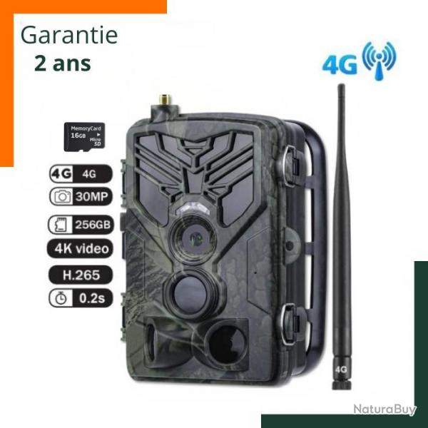 Camra de chasse 4G 4K - Garantie 2 ans - Livraison gratuite et rapide