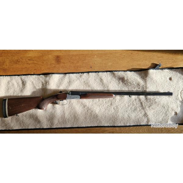 fusil juxtapose SABATTI  12/70  canon court  de 61 cm