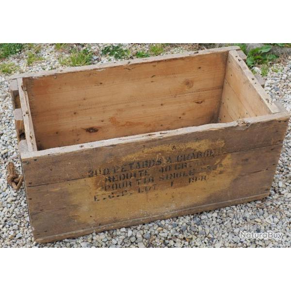 WEHRMACHT - caisse franaise 200 ptards charge rduite 40 gr tir simul ECP NORMANDIE 44