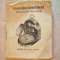 FRANCE WWII boussole ordinaire armée française Notice original bezard  MODELE II SDC24BOU002