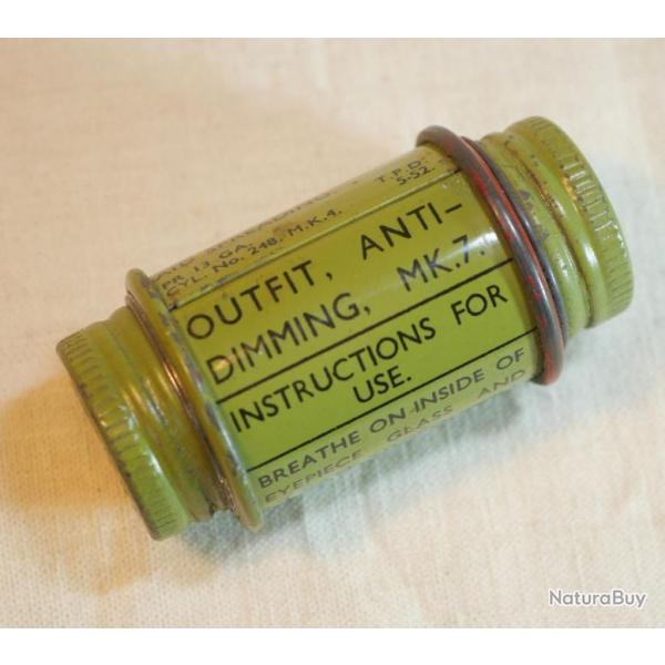Tube OUTFIT britannique anti-dimming MK7 Kit d'entretien arme anglaise SDC24EQD003 WW2