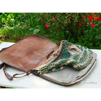 Ancien porte épingle dos permis chasse pêche poisson et gibier