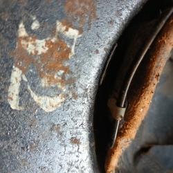 Casque francais ww2 utilisée au Maroc
