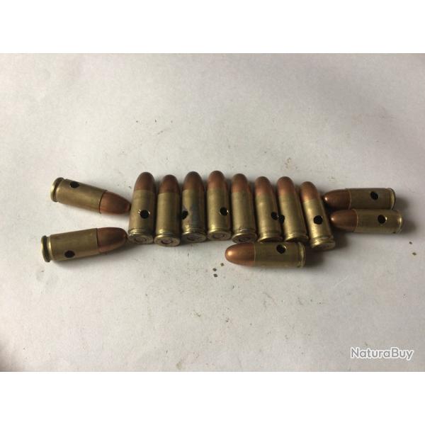VENDU PAR LE-CUIRASSIER LOT N4 DE 13 BALLES CALIBRE 9MM HN43 PARACHUTAGE GEUURE 39 /45