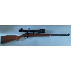 MARLIN GLENFIELD MOD 60  semi automatique 22 LR AVEC LUNETTE 6-24X50