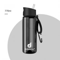 Gourde - Bouteille Filtrante d'Eau - 650 ml | Filtration Ultra-Fine 0,01 µm |