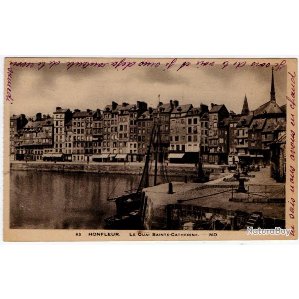 CPA- HONFLEUR Le QUAI SAINTE CATHERINE N911