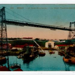 CPA-Marine Militaire - Brest - Le port militaire - Le pont transbordeur N°330