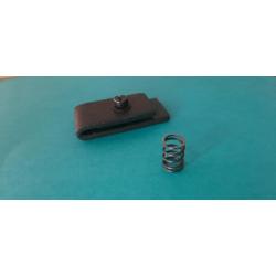 Fixation de Verrou de chargeur STEN MK2  + vis et rondelle d'origine et ressort de verrou chargeur
