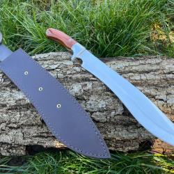 Machette courte 42.5cm très robuste étui cuir enchère