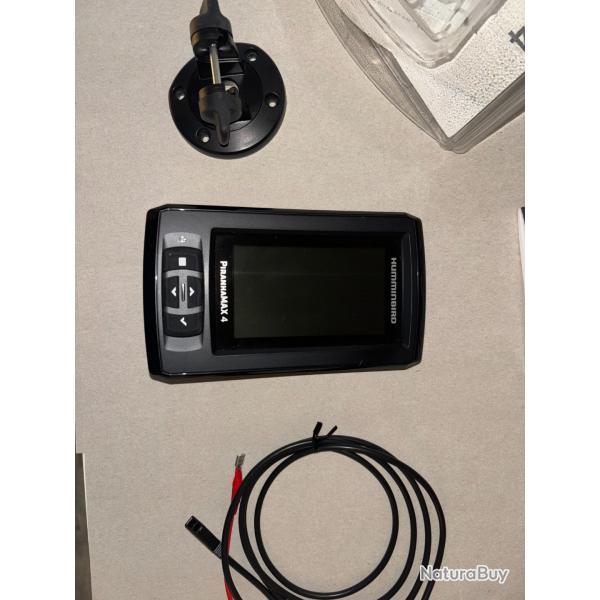 Sondeur Humminbird Piranhamax 4 et support Float-tube