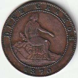 Pièce de Monnaie Espagne Diez centimos gouvernement Provisoire 1870 om Qualité
