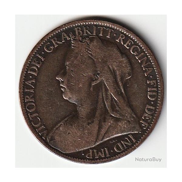 Pice de Monnaie Angleterre One Penny 1900
