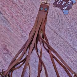 Porte oiseau en cuir
