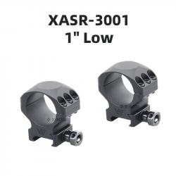 Anneaux de lunette de visée Picatinny à profil bas 30mm X-Accu 1'' -** XASR-3001 LIVRAISON GRATUITE