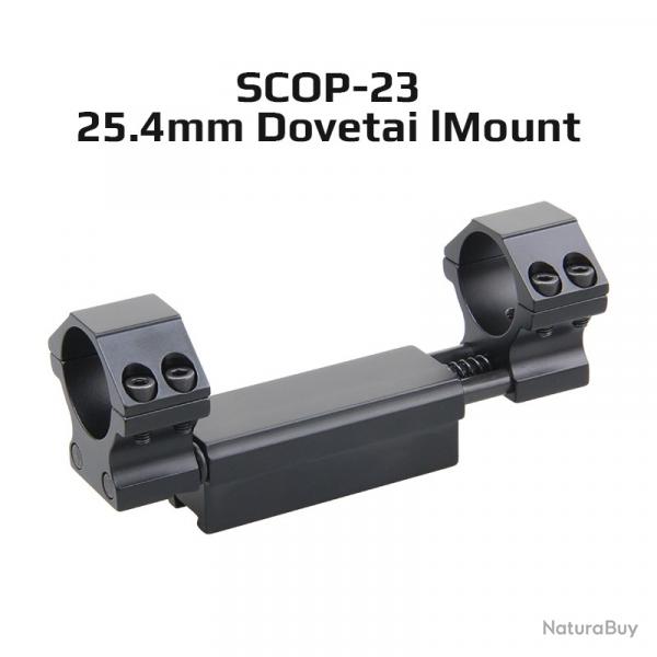 Vector Optics-Rail de tisserand avec systme de planche  ressort 25.4/30mm