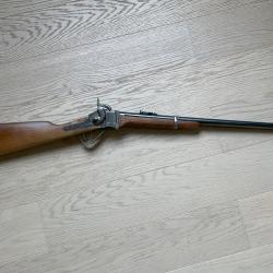 Rare carabine sharps a percussion calibre 54  équipé d'un stetcher