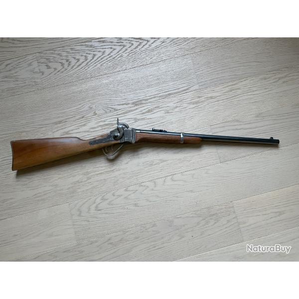 Rare carabine sharps a percussion calibre 54  quip d'un stetcher