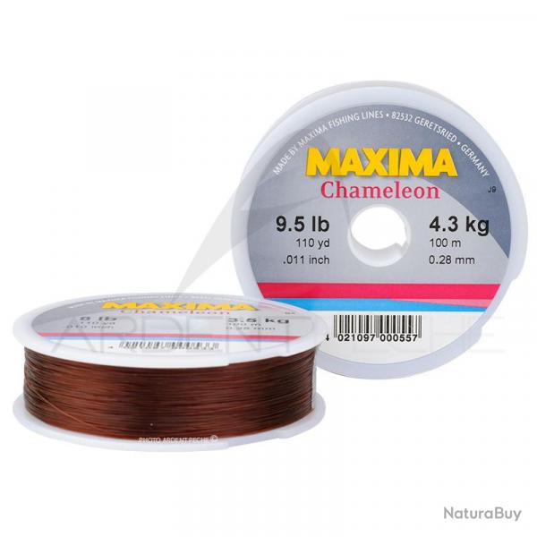 Fils nylon Maxima CHAMELEON (100m) 0.14 mm