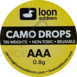 Plomb non toxique LOON Camo Drops 0.8g