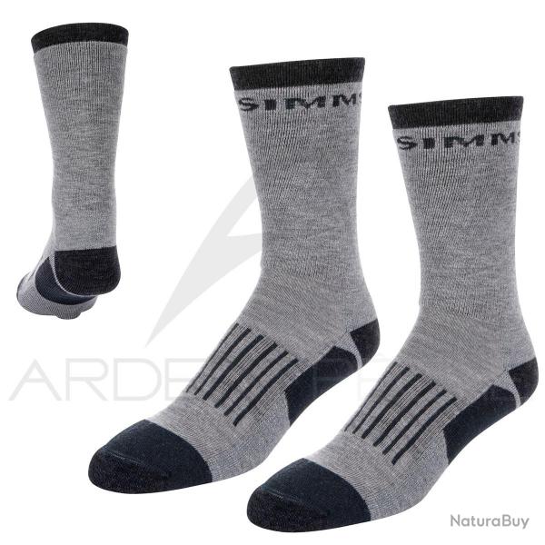 Chaussette SIMMS Merino Midweight Hiker Steel Grey L