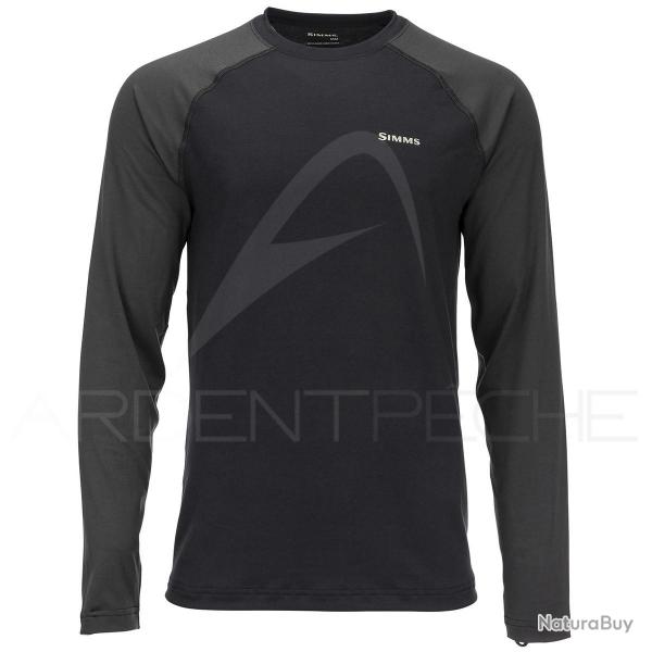 Sous vtement SIMMS Lightweight Baselayer Top Black