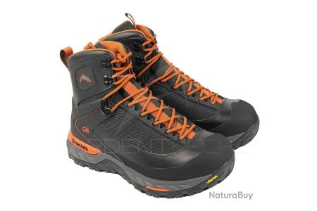 Chaussures de wading SIMMS G4 Pro Powerlock Carbon feutre 41 (8