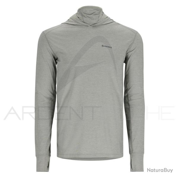 Tee shirt  capuche SIMMS Solarflex guide cooling hoody Cinder