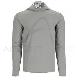 Tee shirt à capuche SIMMS Solarflex guide hoody Cinder regiment camo XXL