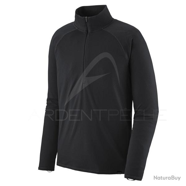 sous vtement PATAGONIA Men s Capilene Midweight Zip Neck black