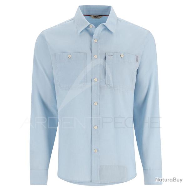 Chemise SIMMS Cutbank Chambray Shirt Sky Chambray