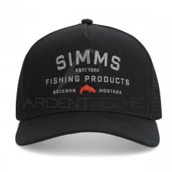 Casquette SIMMS Double Haul Trucker Black
