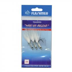 Teasers Maxi Vif-Argent FLASHMER Ø 0.40mm Dos vert