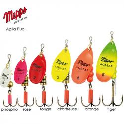 Cuiller MEPPS aglia fluo n°1 x1 Chartreuse