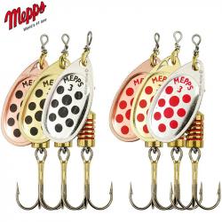 Cuiller MEPPS aglia décorées x1 1 Argent points noirs