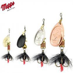 Cuiller MEPPS aglia mouche n°2 Mouche rousse Argent