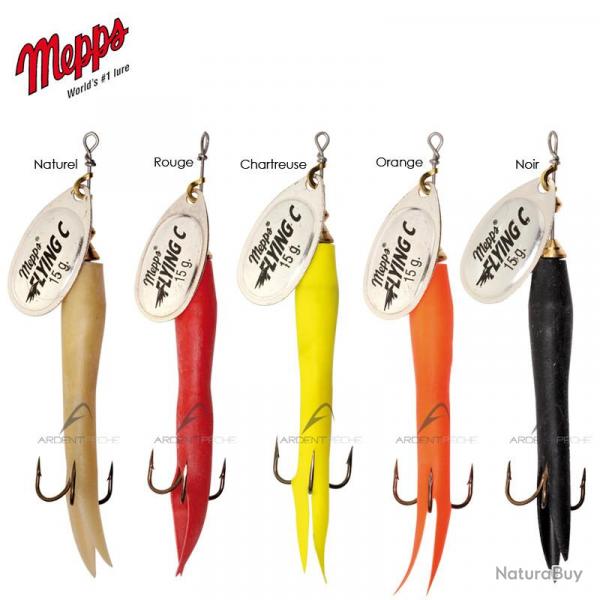 Cuiller MEPPS aglia flying C Palette Or corps Chartreuse 10gr