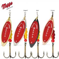 Cuiller MEPPS aglia longue redbo n°4 Argent