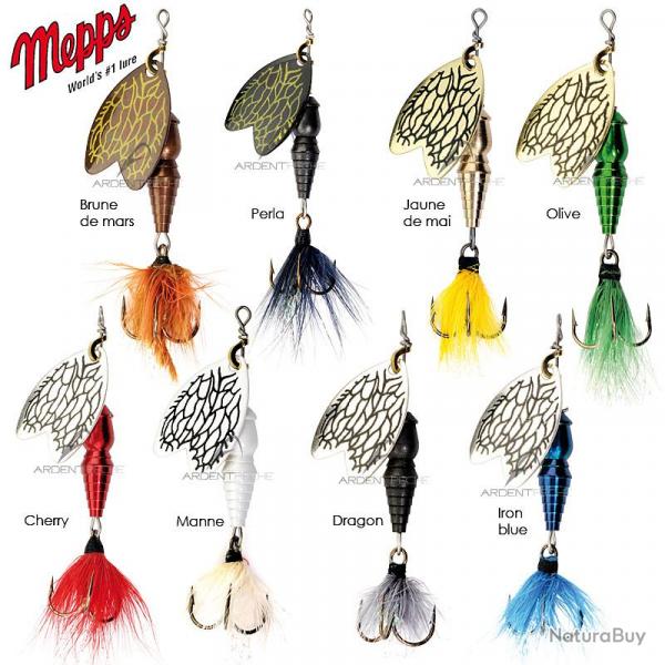 Cuiller MEPPS Thunder Bug x1 n00 iron blue