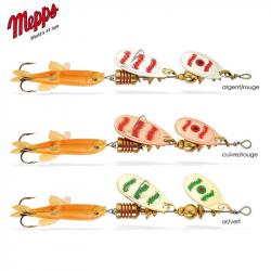 Cuiller MEPPS tandem special perche argent/rouge