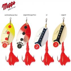 Cuiller MEPPS lusox n°2 or/chartreuse fluo